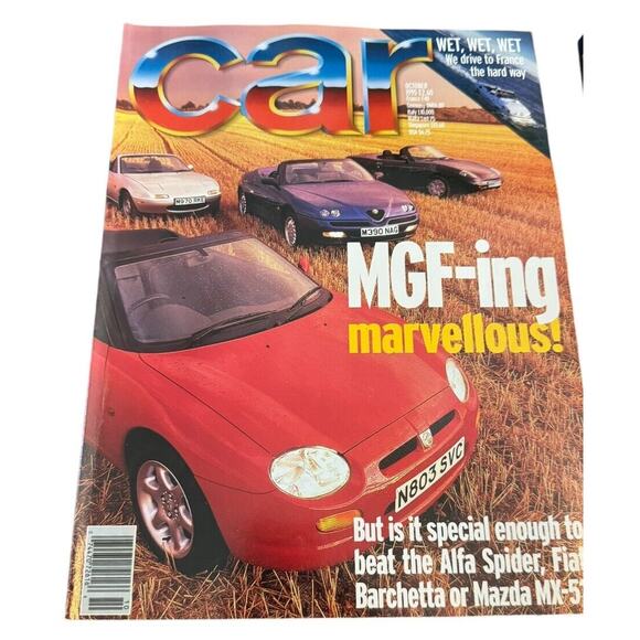 Car Magazines (5 Issues) London VTG 1995 1996 April July October November Alfa - Picture 3 of 9